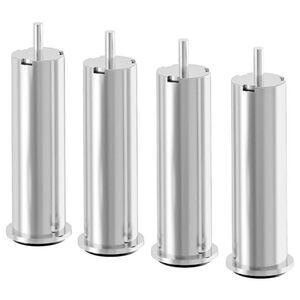 IKEA LANDSKRONA silver chair sofa legs - Set of 4 - brand new 15cm